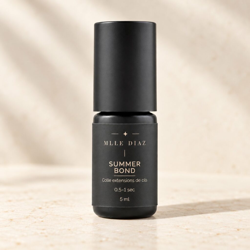 Flacon de colle Summer Bond Mlle Diaz, 5 ml, sur une pierre claire