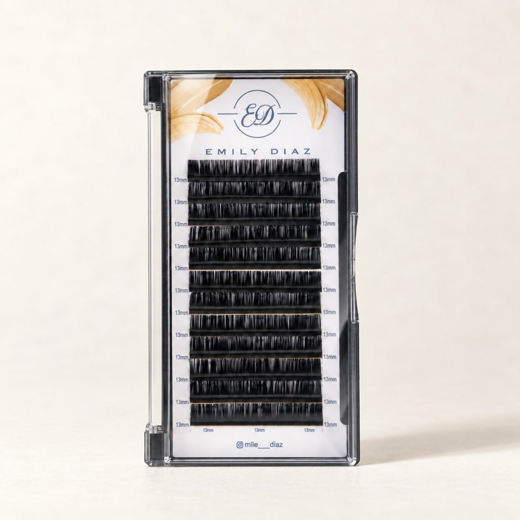 Plateau d'extensions de cils volume russe Emily Diaz