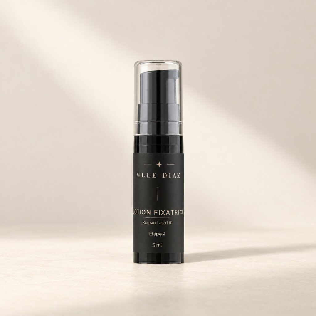 Lotion fixatrice Korean Lash Lift Mlle Diaz, flacon pompe 5 ml
