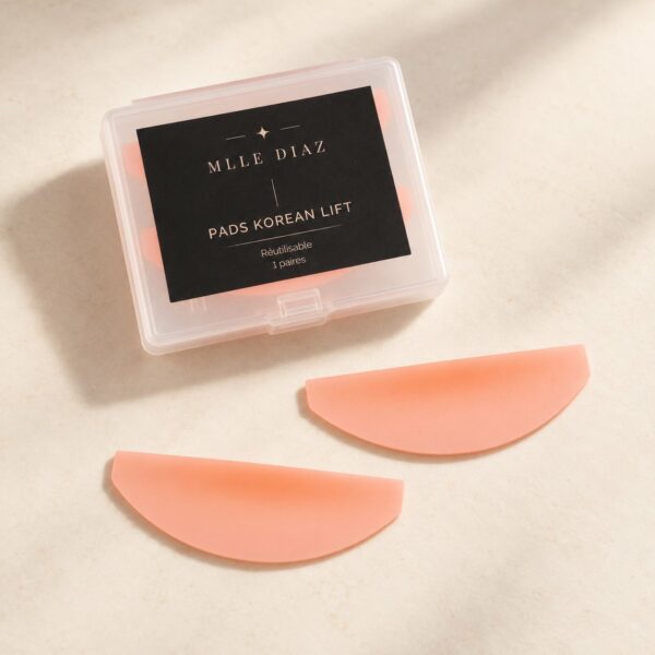 Pads plats Korean Lash Lift et leur boîte réutilisable Mlle Diaz