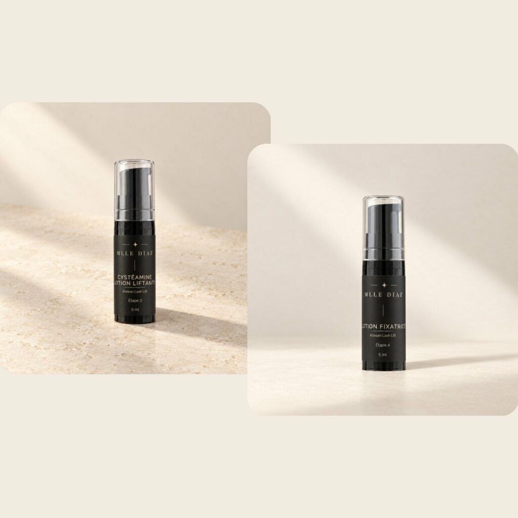 Duo de lotions Korean Lash Lift : Lotion à la cystéamine et Lotion fixatrice