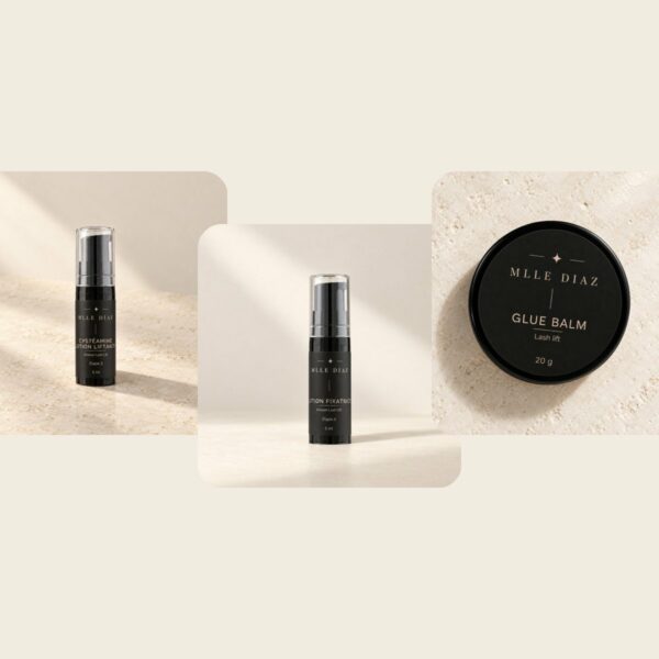 Recharge Korean Lash Lift, version glue balm : Lotion à la cystéamine et Lotion fixatrice et Glue balm